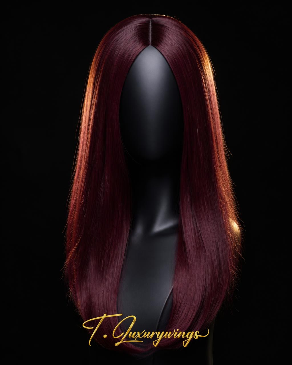Bordeaux Luxe Straight 28"